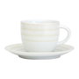 Avet Taza Té Con Plato Long Rice Beige Stoneware 280 Ml (6 Unidades)